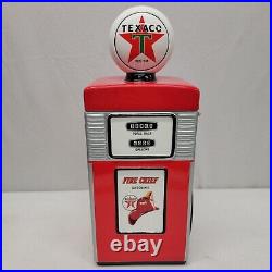 NEW Vintage America's Favorites TEXACO GAS PUMP 16 Ceramic Cookie Jar In Box