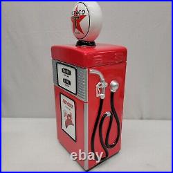 NEW Vintage America's Favorites TEXACO GAS PUMP 16 Ceramic Cookie Jar In Box