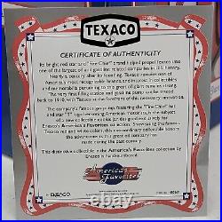 NEW Vintage America's Favorites TEXACO GAS PUMP 16 Ceramic Cookie Jar In Box