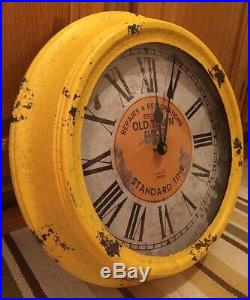 OLD TOWN Repairs and Restorations 15 WALL CLOCK Standard Time Est. 1863 Clock