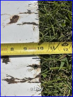 ORIGINAL 1965 Texaco Sky Chief Su-preme Porcelain Gas Pump Plate Sign 10x15