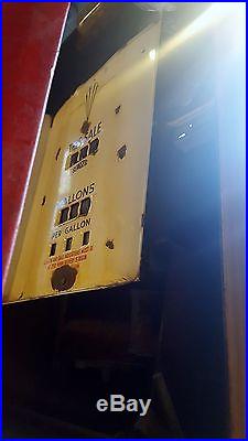ORIGINAL Texaco Fire Chief Gas Pump With Original Enamel Signs