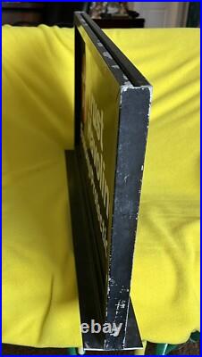 ORIGINAL Texaco Havoline Gas Pump Topper 2 Sided Metal Sign 24x13 Advertising ORIGINAL Texaco Havoline Gas Pump Topper 2 Sided Metal Sign 24x13 Advertising
