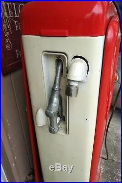 ORIG Martin & Schwartz M&S Model 80 Service Station Gas Pump 1940s 1950s Texaco