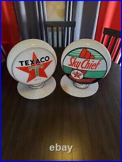 Original 1930s Texaco Globe