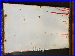 Original 1940 Texaco Fire Chief Porcelain GASOLINE Pump Plate Sign Gas Oil Original 1940 Texaco Fire Chief Porcelain GASOLINE Pump Plate Sign Gas Oil