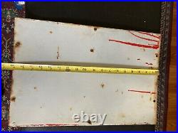 Original 1940 Texaco Fire Chief Porcelain GASOLINE Pump Plate Sign Gas Oil Original 1940 Texaco Fire Chief Porcelain GASOLINE Pump Plate Sign Gas Oil