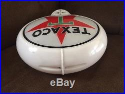 Original 1940s Big T Texaco Gas Pump Globe Capco Lite Co. Body