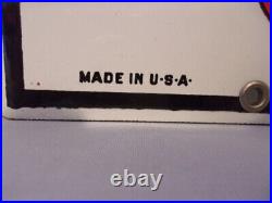 Original 1947 Texaco Fire Chief Gasoline Porcelain Pump Plate Sign 12×18 Original 1947 Texaco Fire Chief Gasoline Porcelain Pump Plate Sign 12×18