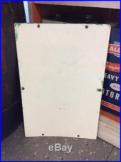 Original 1960's TEXACO Sky Chief Gas Pump Plate Porcelain Sign Gas & Oil