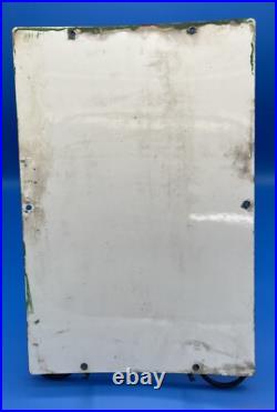 Original 1962 Texaco Sky Chief Gasoline Petrox Porcelain Pump Plate Sign NICE