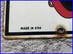 Original 3-5-1960 Texaco Fire Chief Porcelain Sign Pump Plate NOT REPOP