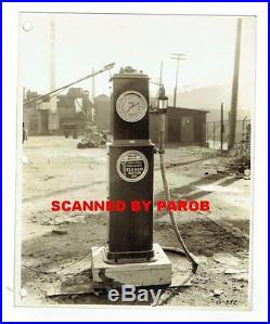 Original Factory 1930's Bennett Model 150 Clock Face Texaco Gas Pump B-W photo