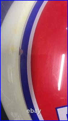 Original Skelly Regular gas pump globe 2 lenses on new capco body gasoline