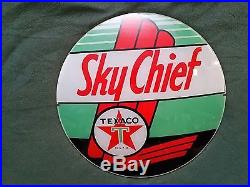 Original Texaco Sky Chief Gas Pump Globe Lens