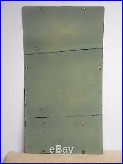 Original Texaco Sky Chief Porcelain Gas Pump Plate Sign 3-1-57 Original Texaco Sky Chief Porcelain Gas Pump Plate Sign 3-1-57