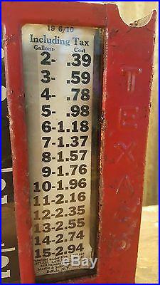 Original Texaco Visible Gas Pump Price Box Gasoline Oil Sign Gas Price Sign Original Texaco Visible Gas Pump Price Box Gasoline Oil Sign Gas Price Sign
