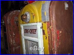 Original Texaco Wayne 60 gas pump with porcelain sign no globe Original Texaco Wayne 60 gas pump with porcelain sign no globe