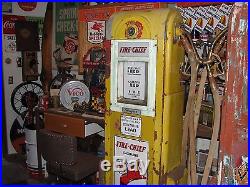 Original Texaco Wayne 60 gas pump with porcelain sign no globe Original Texaco Wayne 60 gas pump with porcelain sign no globe