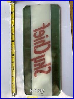 Original Texaco sky chief glass gas pump Front plate