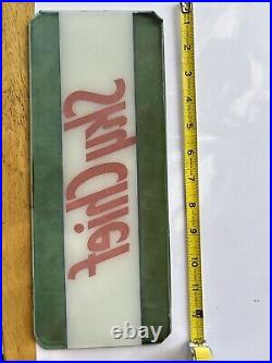 Original Texaco sky chief glass gas pump Front plate