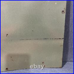 Original Vintage 1957 Texaco Fire Chief Porcelain Gas Pump Sign 18x12