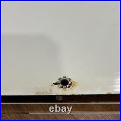 Original Vintage 1960 Texaco Fire Chief Porcelain Gas Pump Sign 18x12