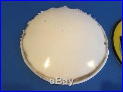 Original Vintage Gas Pump Globe Blu Flame Texaco Gulf Sign Original Vintage Gas Pump Globe Blu Flame Texaco Gulf Sign