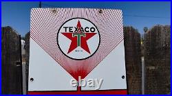 Porcelain Gas Pump Plate Texaco Diesel Chief Sign. Oil & Gas