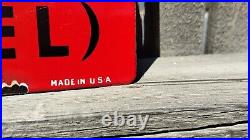 Porcelain Gas Pump Plate Texaco Diesel Chief Sign. Oil & Gas