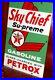 RARE_ORIGINAL_1963_Sky_Chief_Texaco_Petrox_Gasoline_Porcelain_Gas_Oil_Pump_Sign_01_fvnk