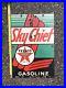 RARE_SMALL_TEXACO_8x12_Sky_Chief_Porcelain_Gas_Pump_Plate_Sign_3_10_47_Real_Deal_01_pry