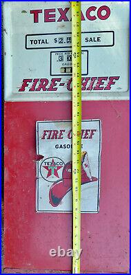 RARE TEXACO Gas Pump, Wolverine, 30 x 14 x12, Good Metal Toy from the 1960s