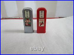 RARE Vintage 1950s TEXACO GASOLINE Gas Pump Salt & Pepper Shaker Set SIGN CAL