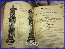 Rare 1932 Indian Refining Co Gas Pumps Install Manual Includes 6 Diff Meter Pump