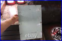 Rare 1957 Texaco Fire Chief Gasoiline Porcelain Sign Pump Plate Hat Green Texas