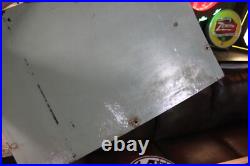 Rare 1957 Texaco Fire Chief Gasoiline Porcelain Sign Pump Plate Hat Green Texas