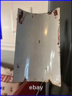 Rare 8 X 10 Visible Fire Chief Pump Plate Advertising Sign