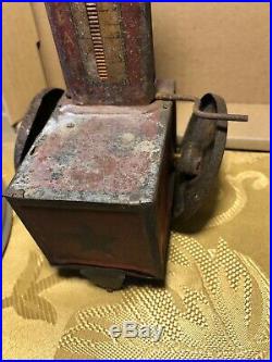 Rare Vintage J. Chein & Co TIN-LITHO Wind Up Toy Texaco Gas Pump