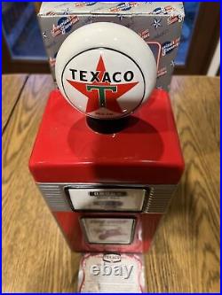 Rare Vintage Texaco Gas Pump Ceramic Cookie Jar Enesco America Favorites withCOA