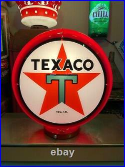 Restored TEXACO Gilbarco Display Case Gas Pump Mancave / Garage Decor