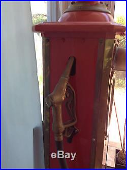 Restored Texaco Fire Chief Gas Pump Bowser Time Sentry Clockface Model 53