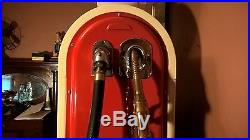 Restored WAYNE 60 Gas Pump with GILMORE Theme art deco station texaco shell old