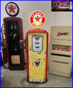 Rustoration 1940's TEXACO ETHYL Tokheim 39 Gas Pump Gas & Oil