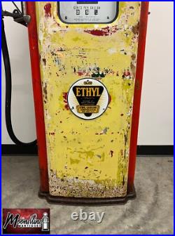 Rustoration 1940's TEXACO ETHYL Tokheim 39 Gas Pump Gas & Oil