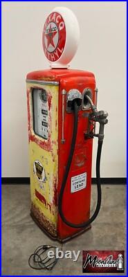Rustoration 1940's TEXACO ETHYL Tokheim 39 Gas Pump Gas & Oil