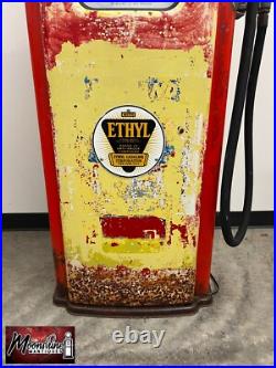 Rustoration 1940's TEXACO ETHYL Tokheim 39 Gas Pump Gas & Oil