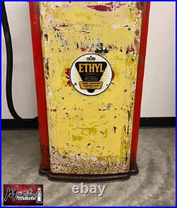 Rustoration 1940's TEXACO MARINE GASOLINE Tokheim 39 Gas Pump Gas & Oil