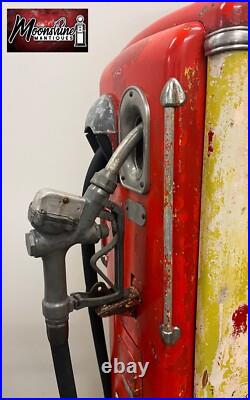 Rustoration 1940's TEXACO MARINE GASOLINE Tokheim 39 Gas Pump Gas & Oil