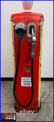 Rustoration 1940's TEXACO MARINE GASOLINE Tokheim 39 Gas Pump Gas & Oil